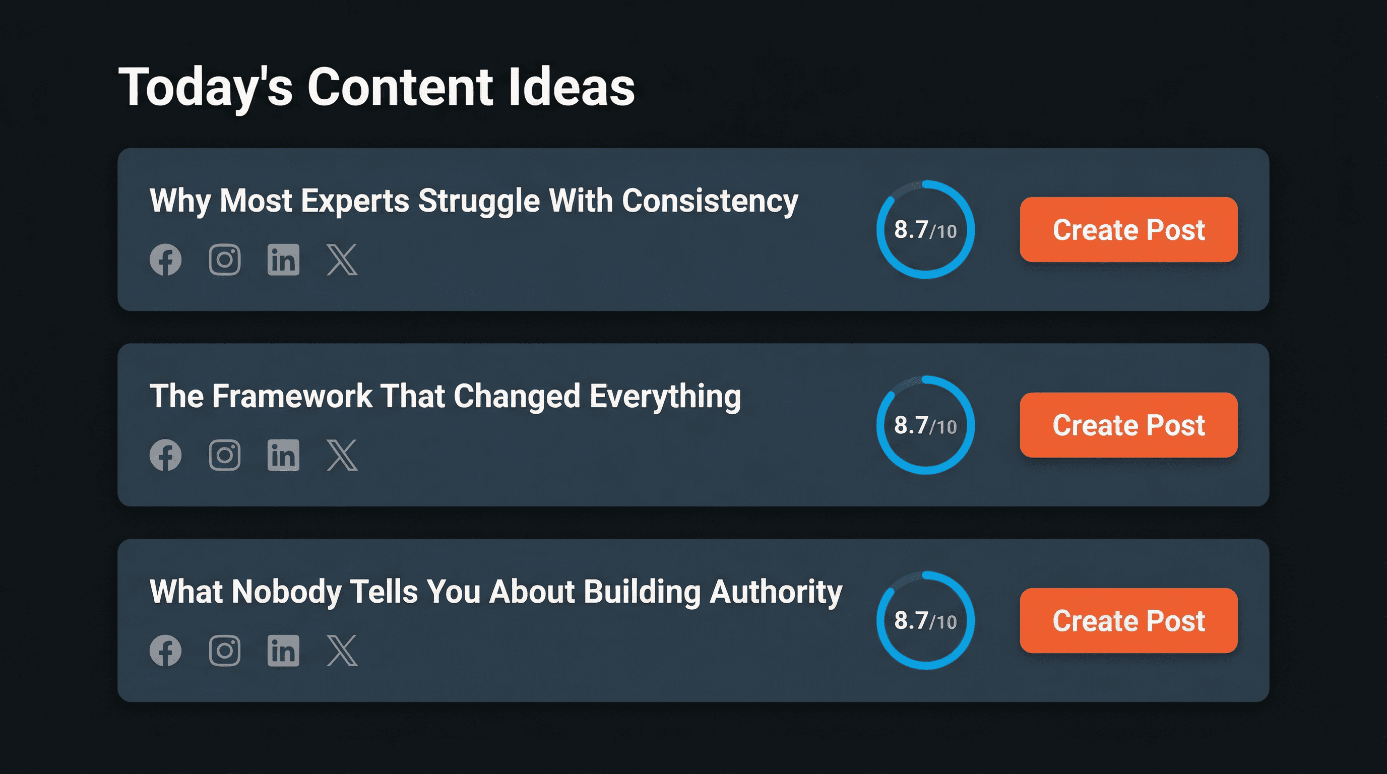 The Daily Content Ideas Automation example